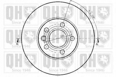 QUINTON HAZELL bdc4628 -  Тормозной диск